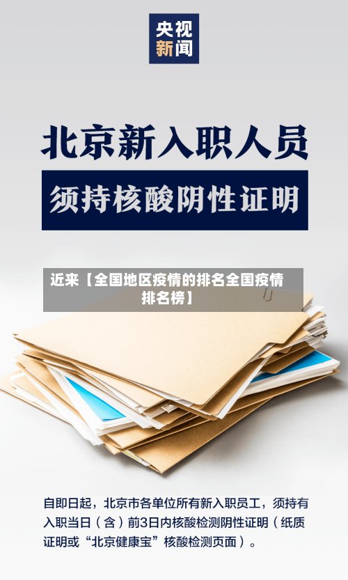 近来【全国地区疫情的排名全国疫情排名榜】-第2张图片