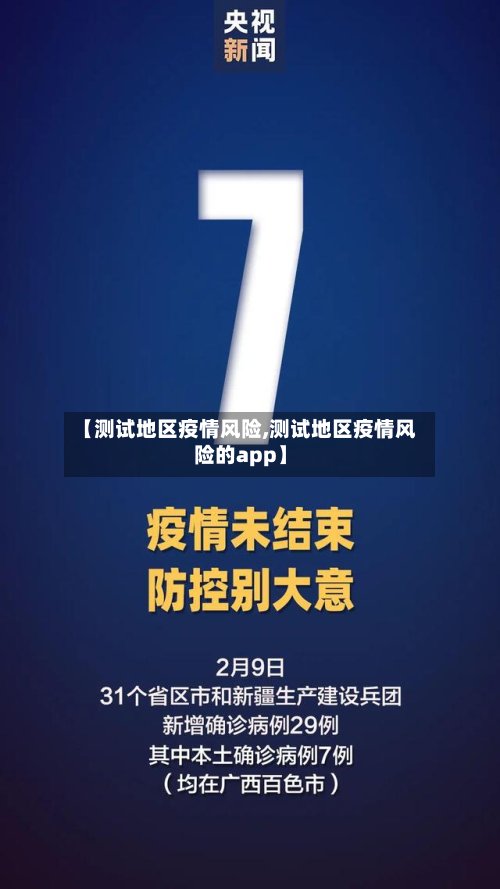 【测试地区疫情风险,测试地区疫情风险的app】