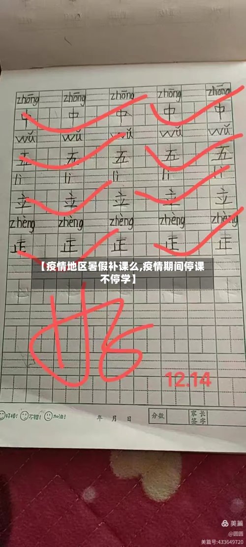 【疫情地区暑假补课么,疫情期间停课不停学】