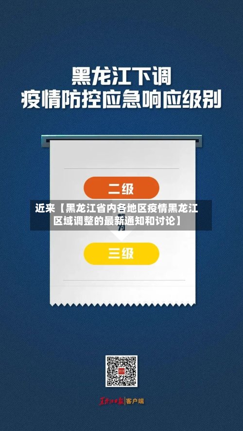 近来【黑龙江省内各地区疫情黑龙江区域调整的最新通知和讨论】