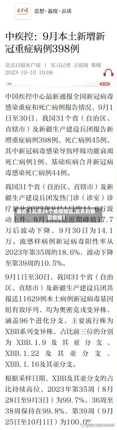 最近【北京29个疫情地区,北京的新冠疫情】