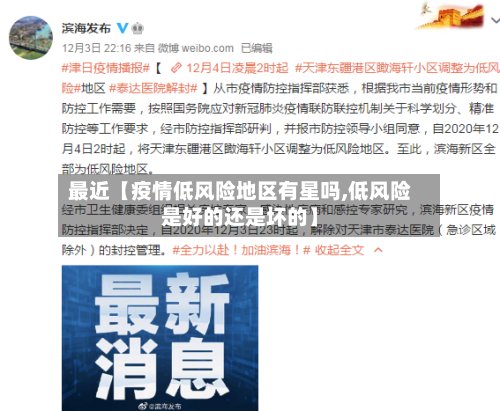最近【疫情低风险地区有星吗,低风险是好的还是坏的】