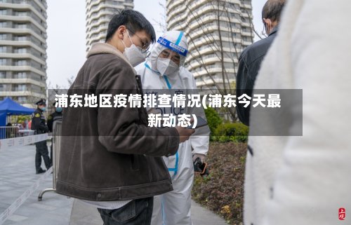 浦东地区疫情排查情况(浦东今天最新动态)-第2张图片