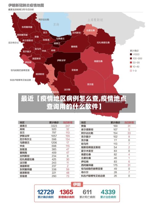 最近【疫情地区病例怎么查,疫情地点查询用的什么软件】