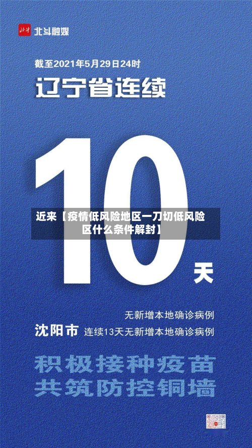 近来【疫情低风险地区一刀切低风险区什么条件解封】