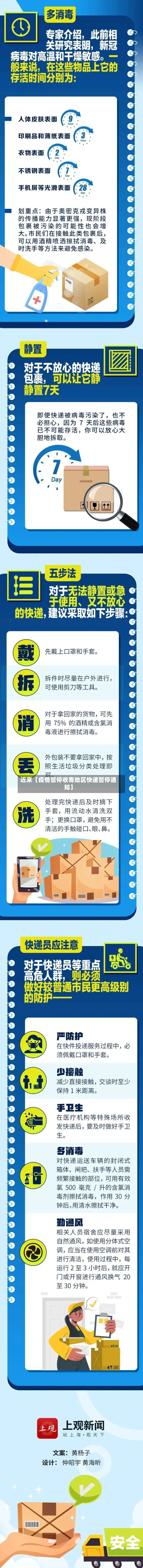 近来【疫情暂停收寄地区快递暂停通知】
