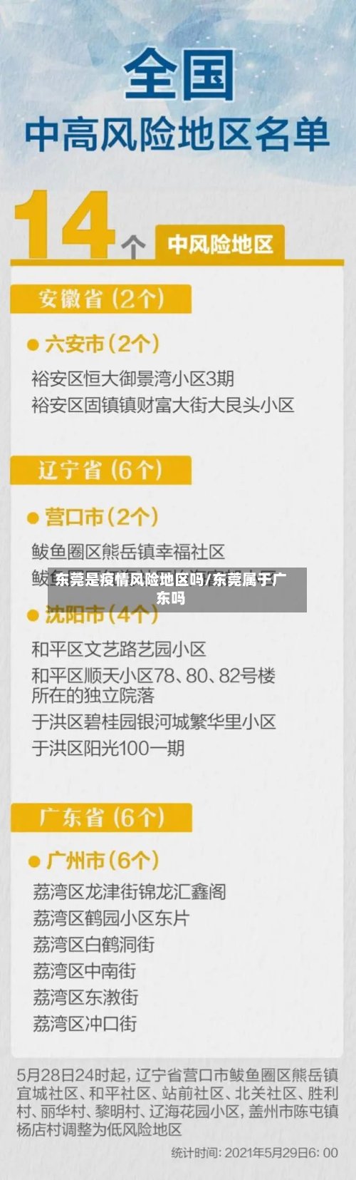 东莞是疫情风险地区吗/东莞属于广东吗-第2张图片
