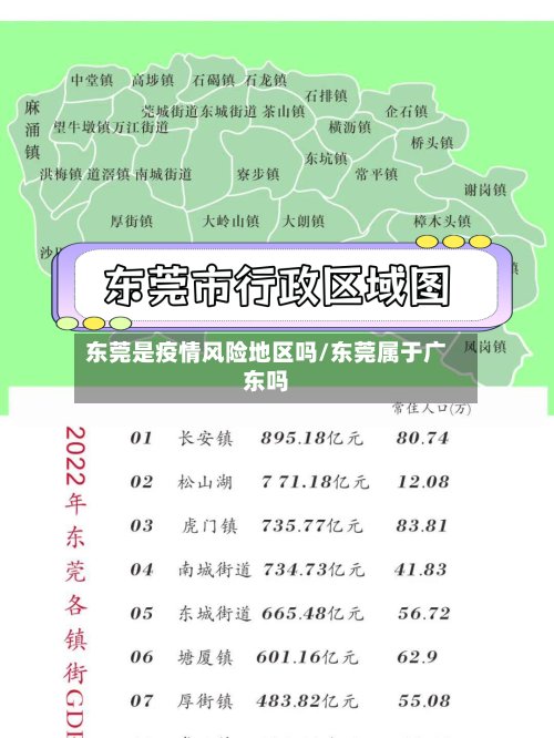 东莞是疫情风险地区吗/东莞属于广东吗