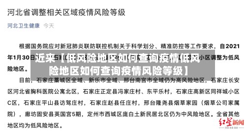 近来【低风险地区如何查询疫情低风险地区如何查询疫情风险等级】