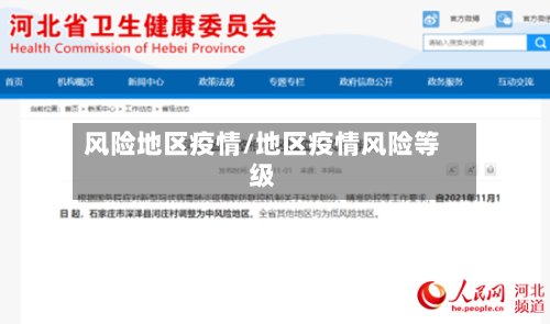 风险地区疫情/地区疫情风险等级