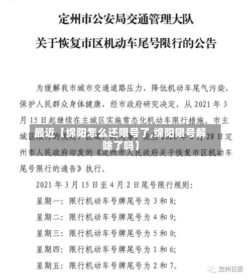 最近【绵阳怎么还限号了,绵阳限号解除了吗】-第2张图片