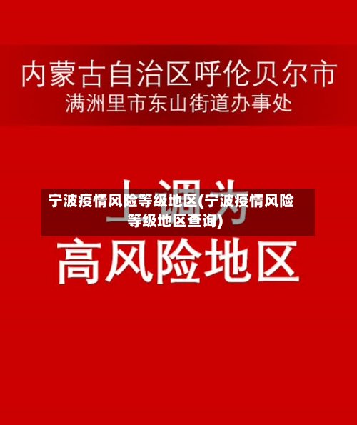 宁波疫情风险等级地区(宁波疫情风险等级地区查询)-第2张图片