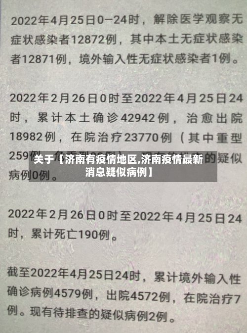 关于【济南有疫情地区,济南疫情最新消息疑似病例】-第2张图片