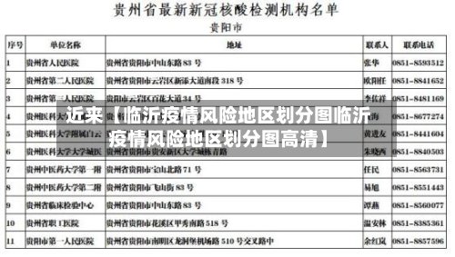 近来【临沂疫情风险地区划分图临沂疫情风险地区划分图高清】-第3张图片